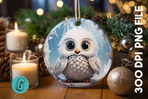 3D Cute Owl Break Through Ornament: A Must-Have for Creative Projects