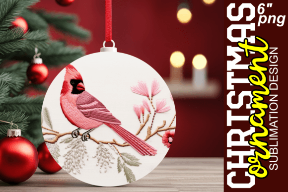 3D Holiday Ornament Design for Sublimation