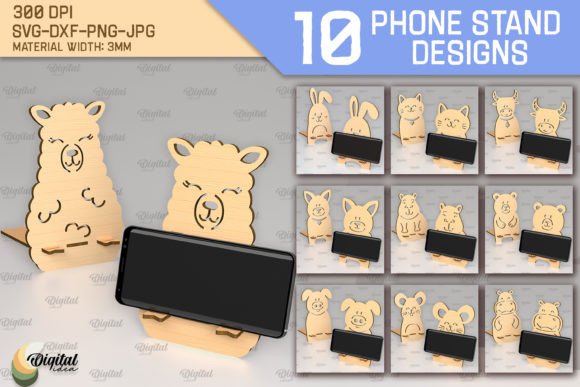 3D Phone Stand Laser Cut Bundle: Unlocking Creative Potential for Makers and Designers