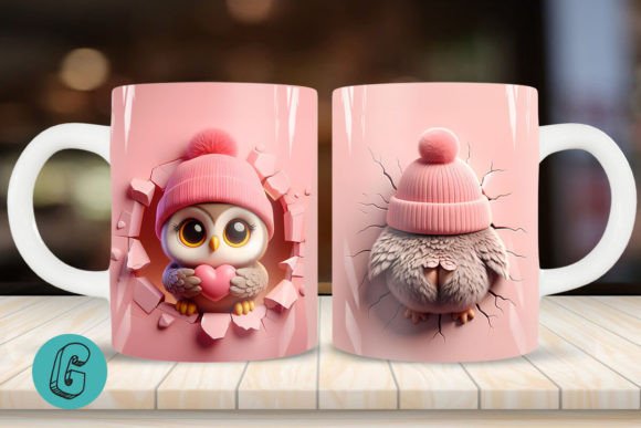 Evaluating the Valentine Owl 3D Mug Wrap 2 Side 11 for Custom Gifting and DIY Decor