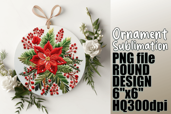Seasonal 3D Circle Embroidery: A Creative and Commercial Trend in Sublimation Design