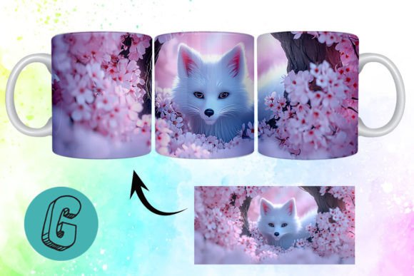 The Strategic Edge of Premium Digital Art: Analyzing the 3D Valentine Fox Floral Mug Wrap 07 for Modern Creators