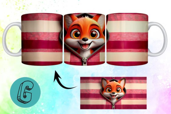 Valentine Cute Fox 3D Mug Wrap 12: A Creative Powerhouse for DIY Enthusiasts and Entrepreneurs