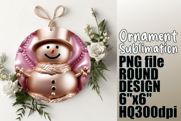 Whimsical 3D Christmas: A Creative Sublimation Design for Seasonal Projects